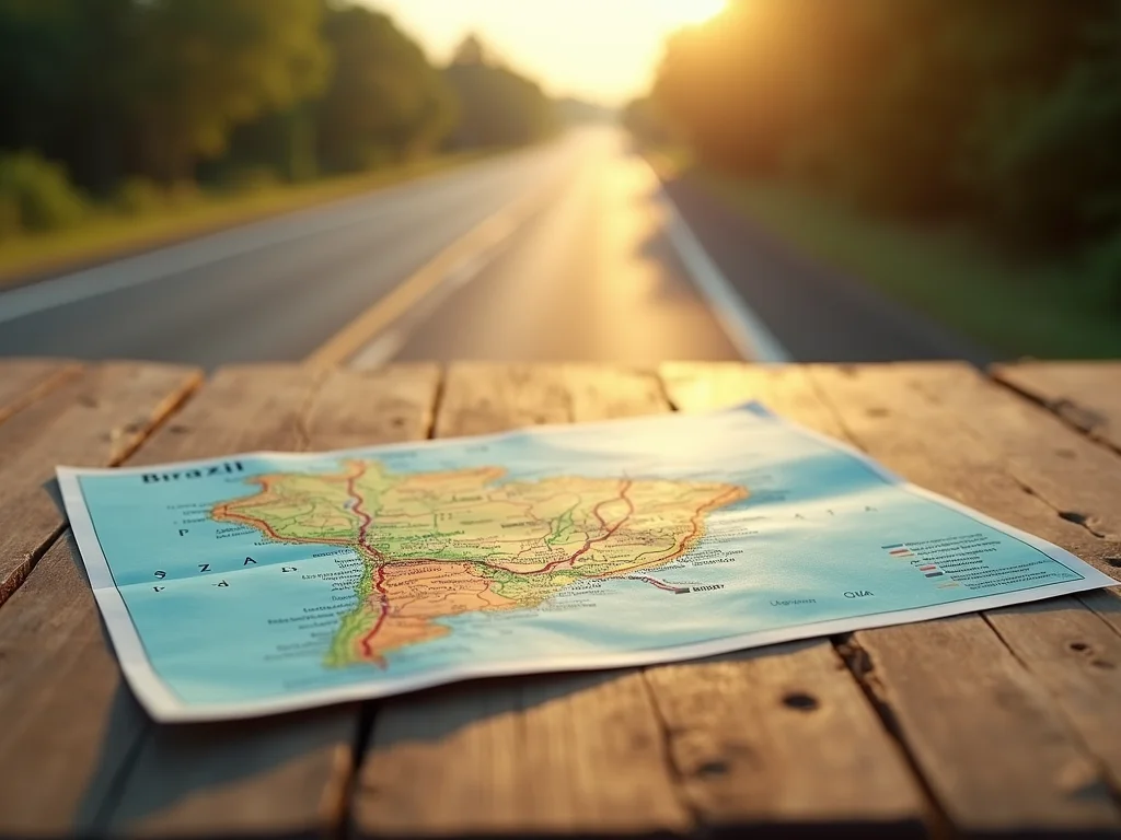 Brasil Rodoviário: O Mapa Essencial para Sua Viagem Brasil Rodoviário: O Mapa Essencial para Sua Viagem