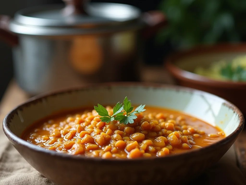 Lentilha na Pressão: Rápida e Cremosa (Erro Comum Evitado!) Lentilha na Pressão: Rápida e Cremosa (Erro Comum Evitado!)