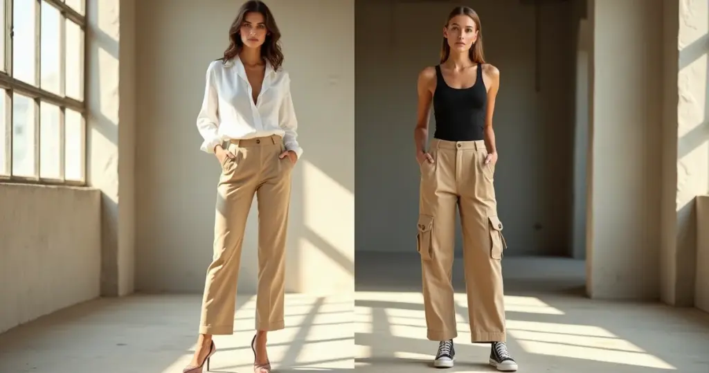 Calça Bege Alfaiataria ou Cargo: Qual Vale Mais a Pena em 2026?