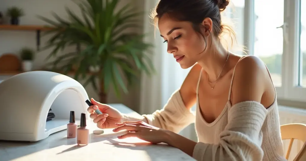 Como aplicar esmalte gel nude em casa com técnica profissional (dura 30 dias)