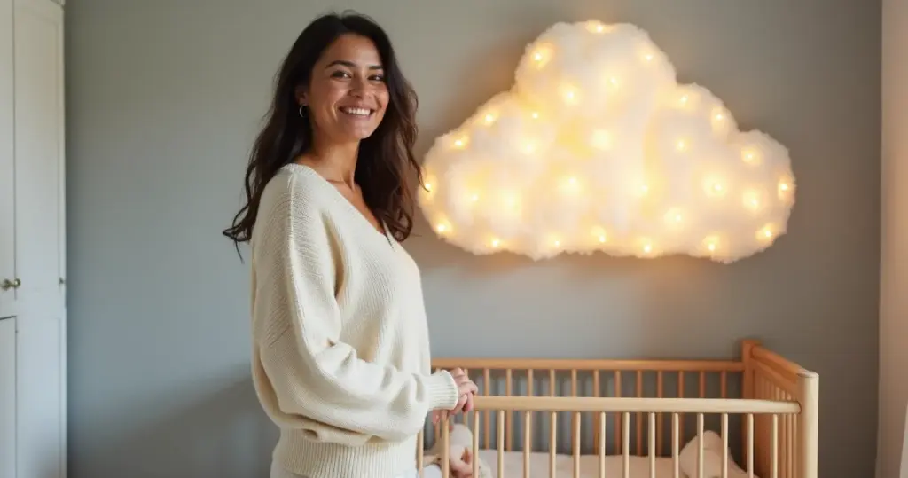 Como fazer nuvem de LED para quarto de bebê: a luz que acalma e protege o sono