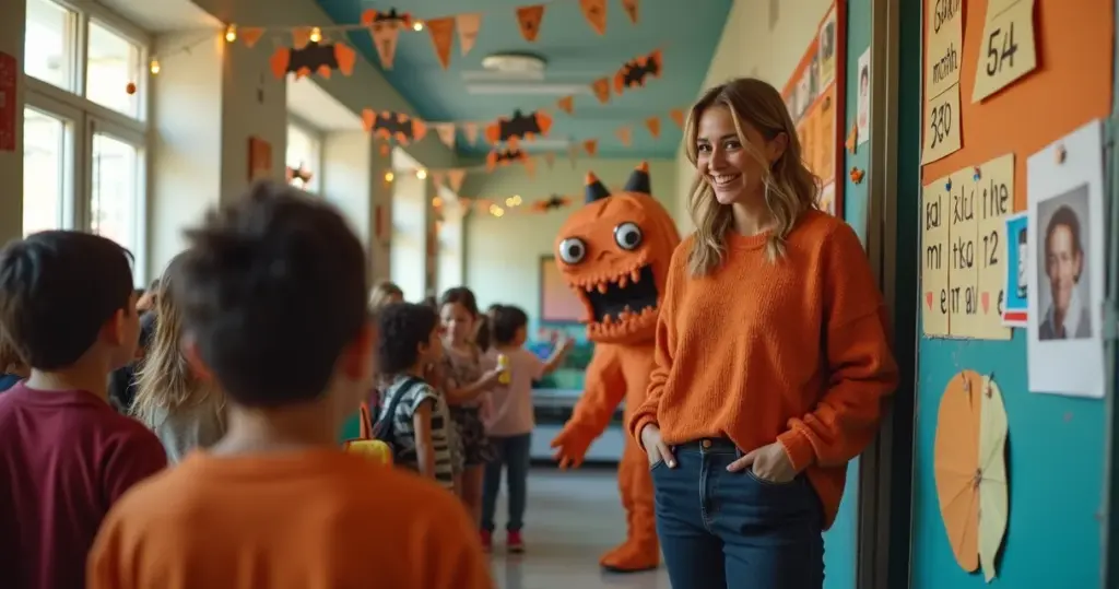 50 Ideias de Decoração de Halloween na Escola que Ensinam Brincando