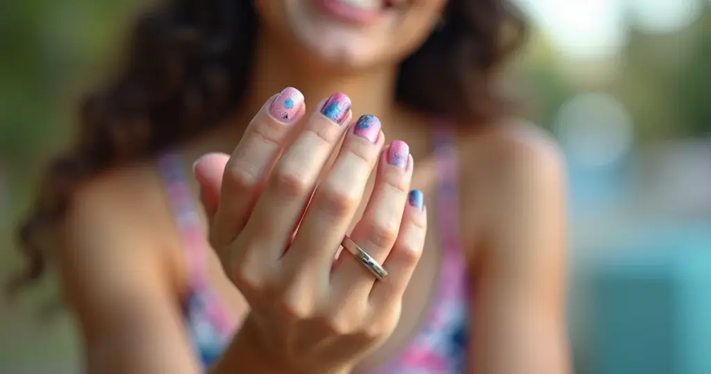 5 Ideias de Decoração de Unha para Chá Revelação em 2026