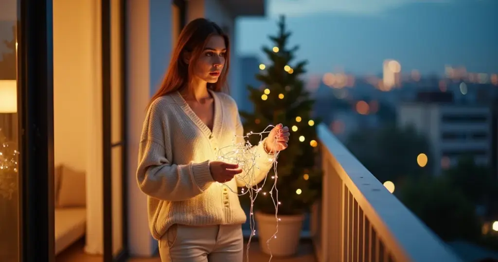 Erros comuns decorar varanda natal: evite incêndio e multas