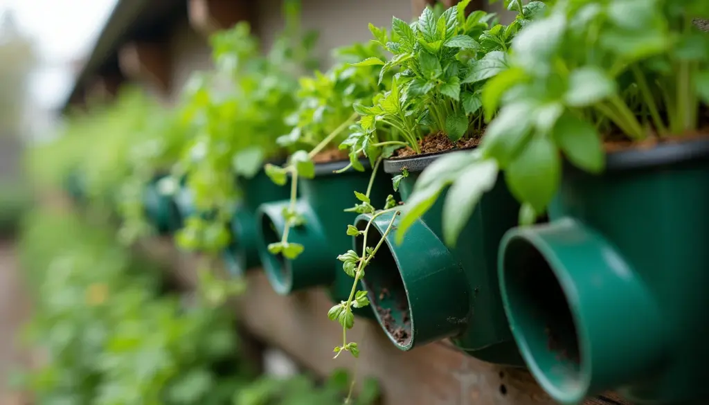 Horta Suspensa com Canos de PVC: A Tendência 2026 para Jardins Urbanos
