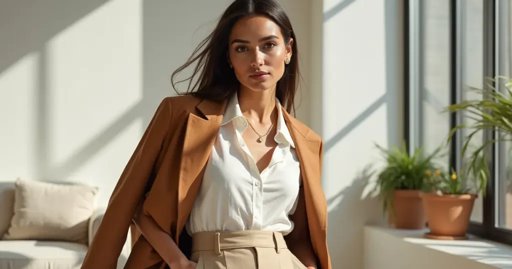 15 Ideias de Look Calça Bege que Transformam Seu Armário em 2026