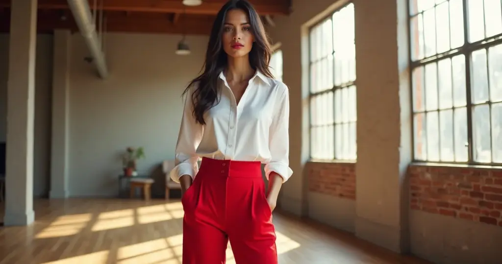 17 Looks com Calça Vermelha que Vão do Básico ao Sofisticado