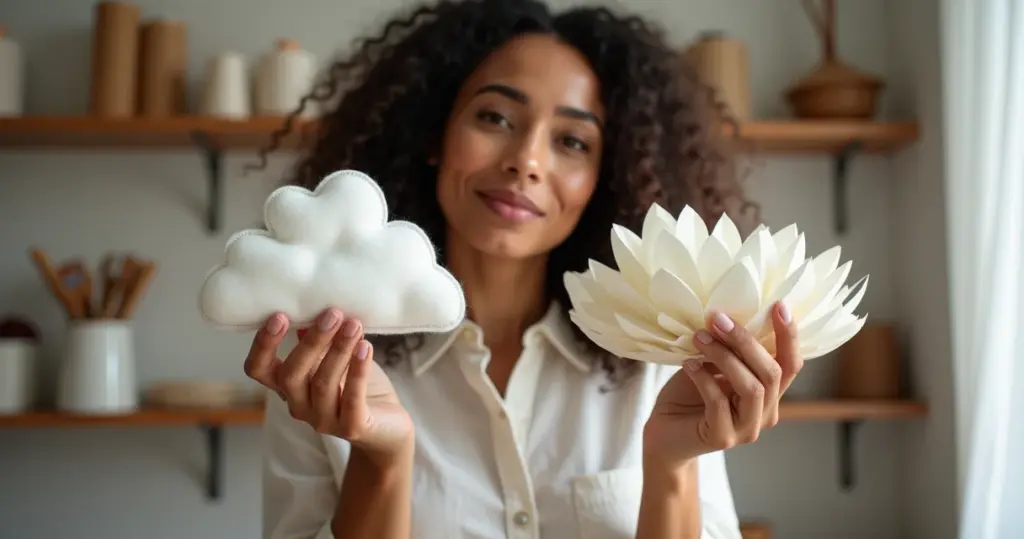 Nuvem de Feltro ou Papel para Móbile: Qual Escolher Sem Errar? Nuvem de Feltro ou Papel para Móbile: Qual Escolher Sem Errar?