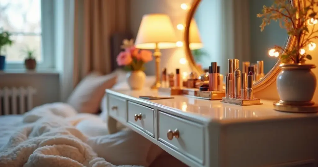Penteadeira ao Lado da Cama: O Segredo Chique