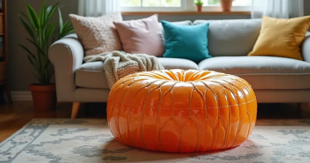 Puff de Garrafa PET: Transforme Lixo em Decoração Incrível!