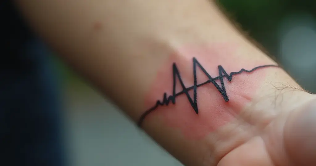 Tatuagem Batimento Cardíaco Significado: A Emoção que Pulsa Tatuagem Batimento Cardíaco Significado: A Emoção que Pulsa