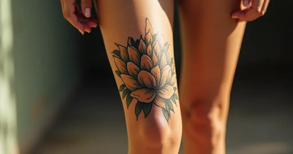 Tatuagem feminina na batata da perna: 11 ideias incríveis [2026]