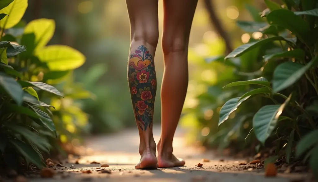 Tatuagem feminina na canela parte da frente: o guia definitivo!