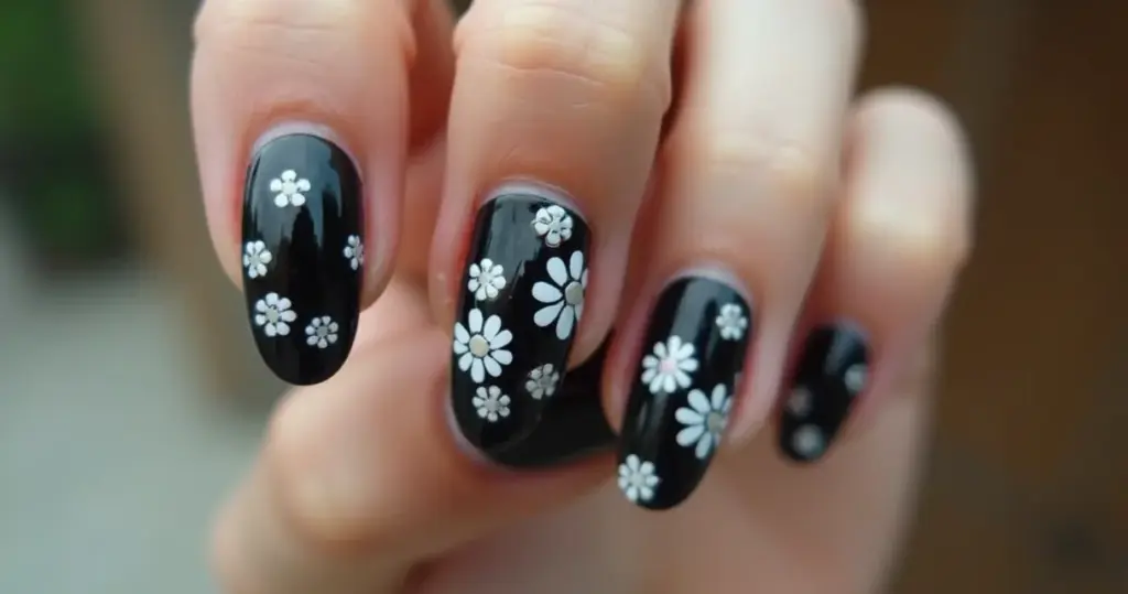 Unha Preta e Branca Decorada: 20+ Ideias Para 2026 Unha Preta e Branca Decorada: 20+ Ideias Para 2026