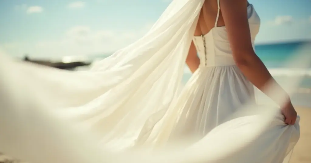 Vestido de Noiva na Praia: Tecidos Leves e Estilos para 2026