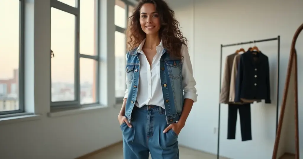 20 Ideias Looks Colete Jeans: Transforme Seus Básicos em 2026