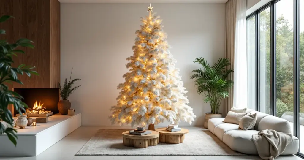 22 Ideias de Árvore de Natal com Decoração Branca: Elegância que Custa Menos