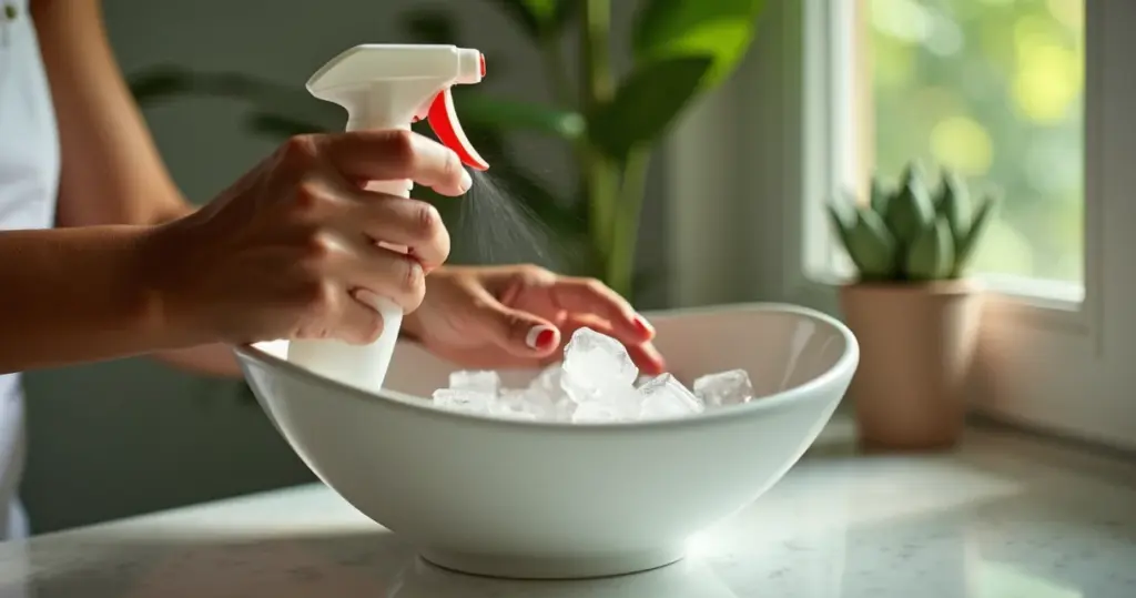 Como secar a unha rápido com água gelada e um ingrediente químico