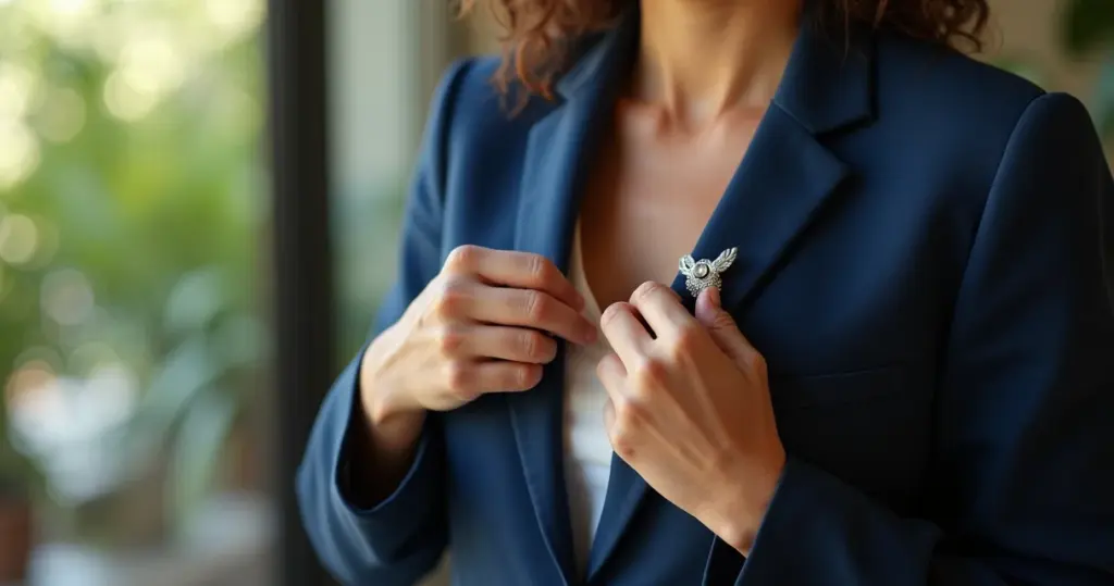 Como usar broche no terno para ter estilo único em 5 minutos