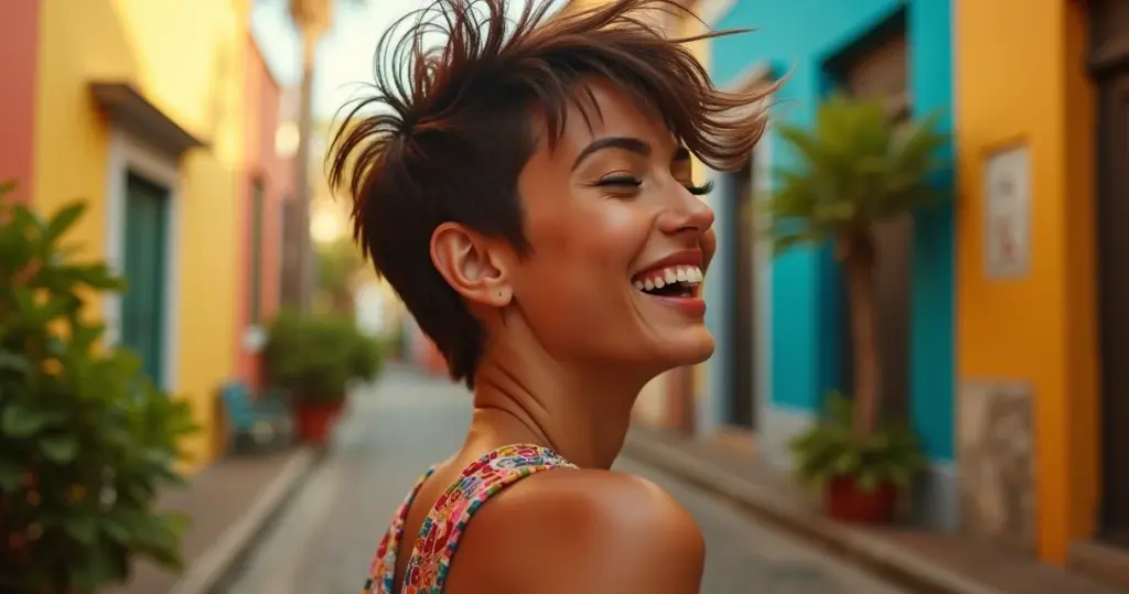 Corte Pixie Feminino: O Segredo Técnico Que Transforma Seu Rosto