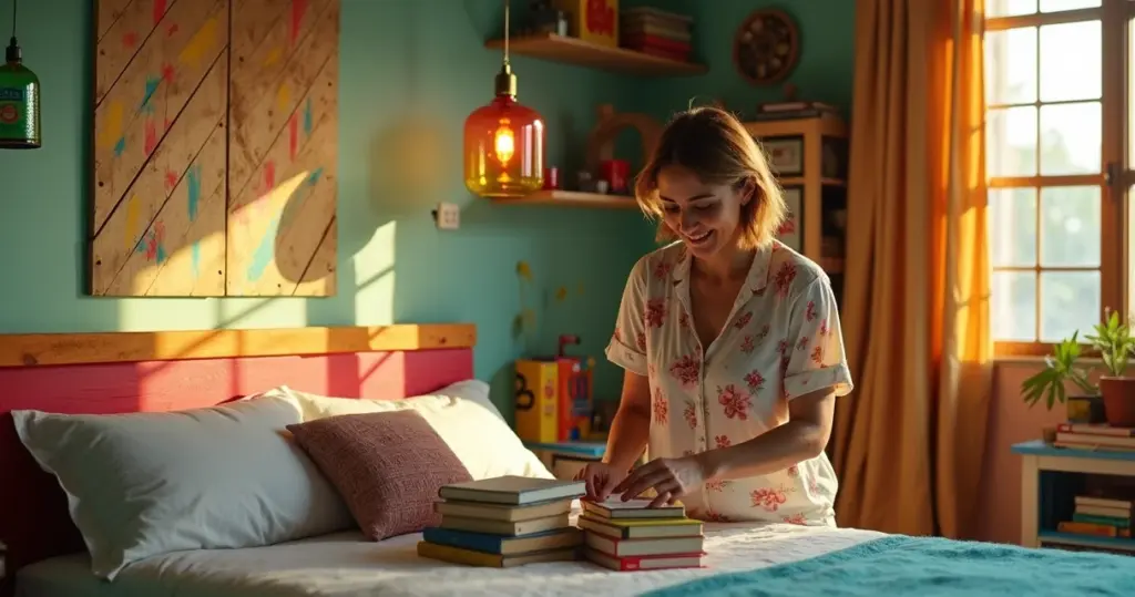 32 Ideias de Decoração com Material Reciclado para Quarto que Vão Mudar Tudo