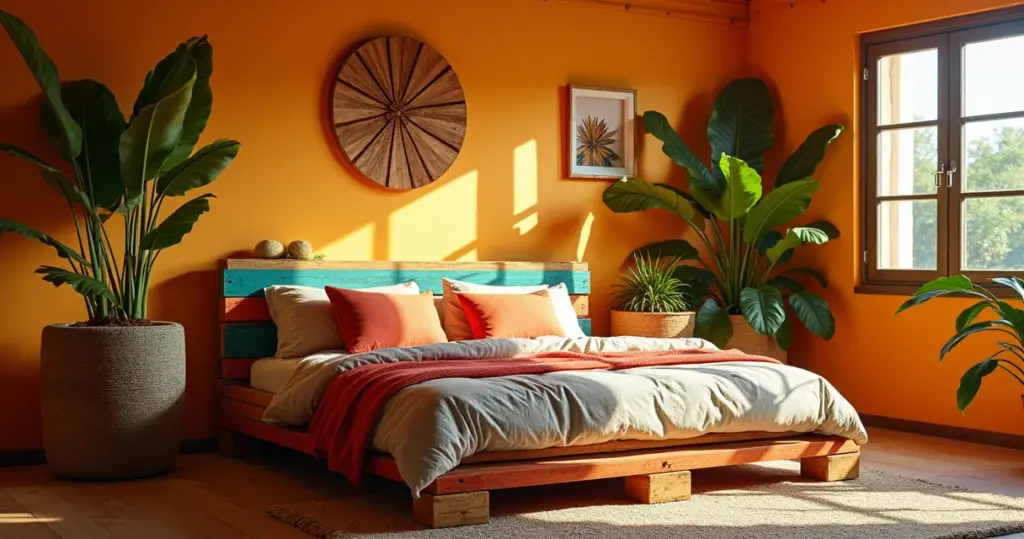 15 Ideias de Decoração com Paletes para Quarto que Custam Menos de R$100