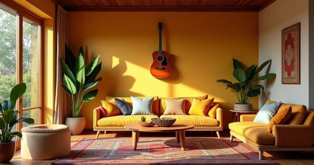 13 Ideias de Decoração com Violão na Sala que Vão Transformar Seu Espaço