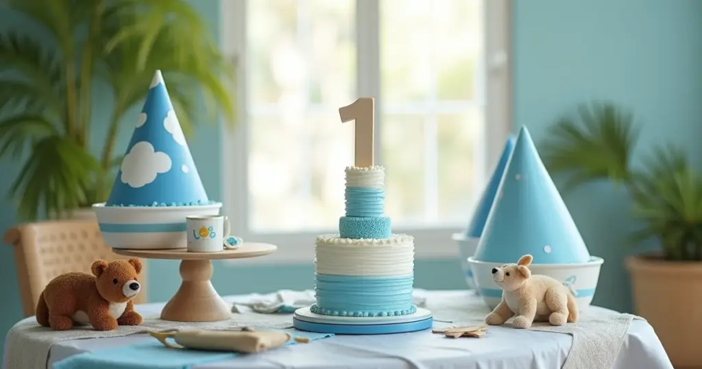 17 Ideias de Decoração de Aniversário de 1 Ano Masculino Simples e Econômica