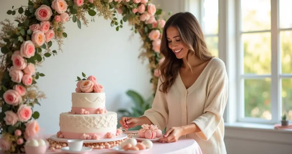 15 Ideias de Decoração de Chá de Fralda Feminino que Vão Encantar 15 Ideias de Decoração de Chá de Fralda Feminino que Vão Encantar