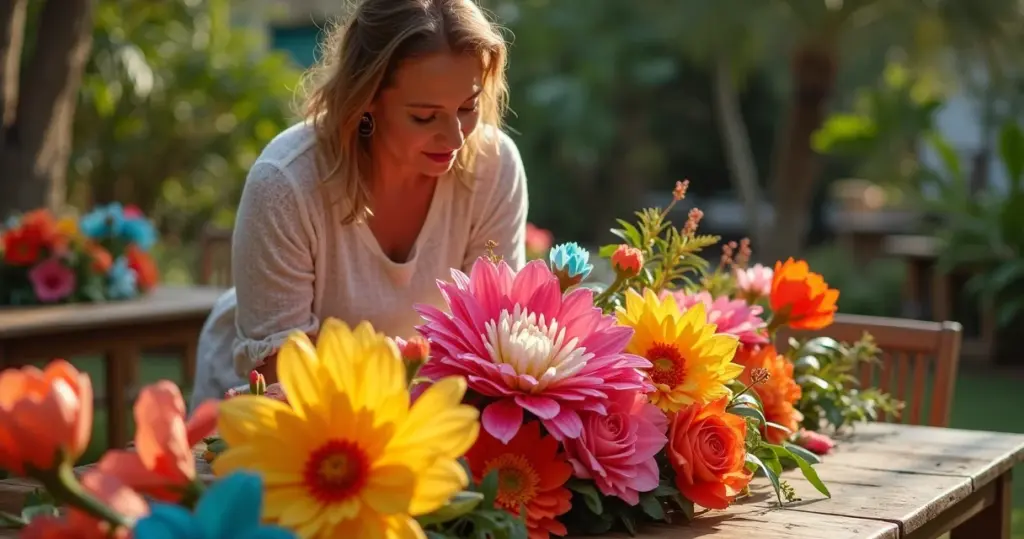 12 Ideias de Decoração de Festa com Flores de Papel que Economizam Até 70%