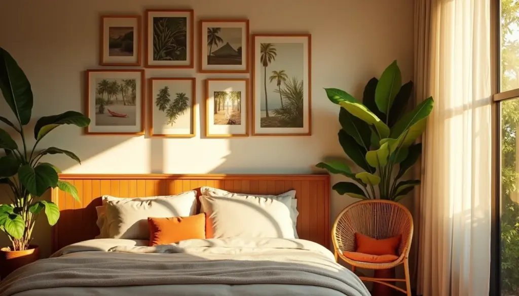 37 ideias de decoração de fotos na parede que transformam seu quarto