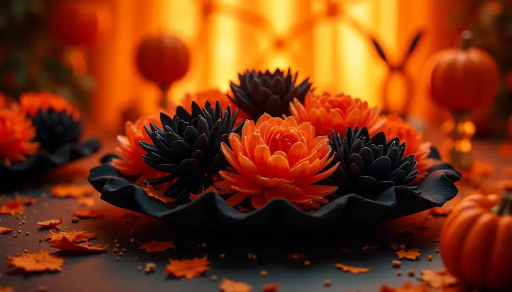 8 Decorações de Halloween com Papel Crepom: Fáceis e Baratas 8 Decorações de Halloween com Papel Crepom: Fáceis e Baratas