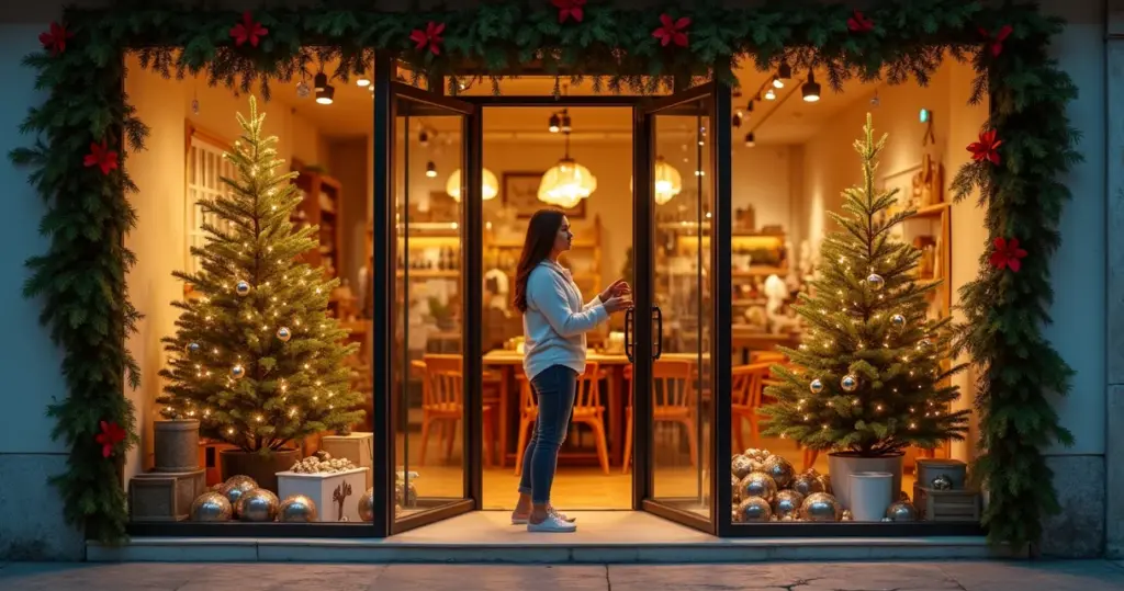27 Ideias de Decoração de Loja Natal que Aumentam Clientes em 40%