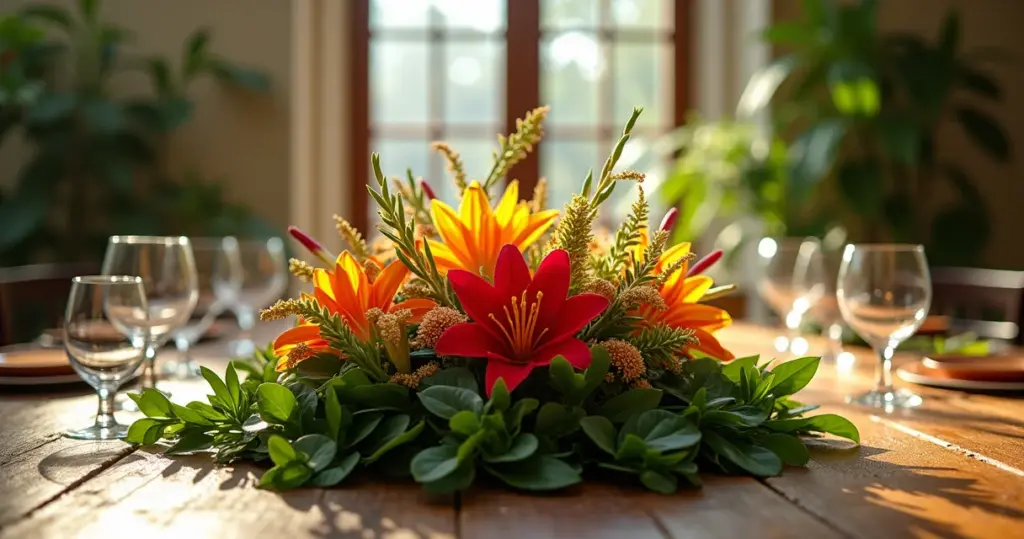 15 Ideias de Decoração de Mesa com Festão que Vão Arrasar na Sua Festa