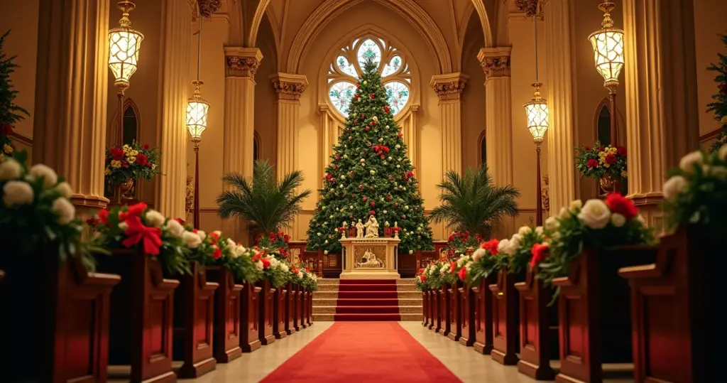 27 Ideias de Decoração de Natal na Igreja que Aumentam o Engajamento em 40%