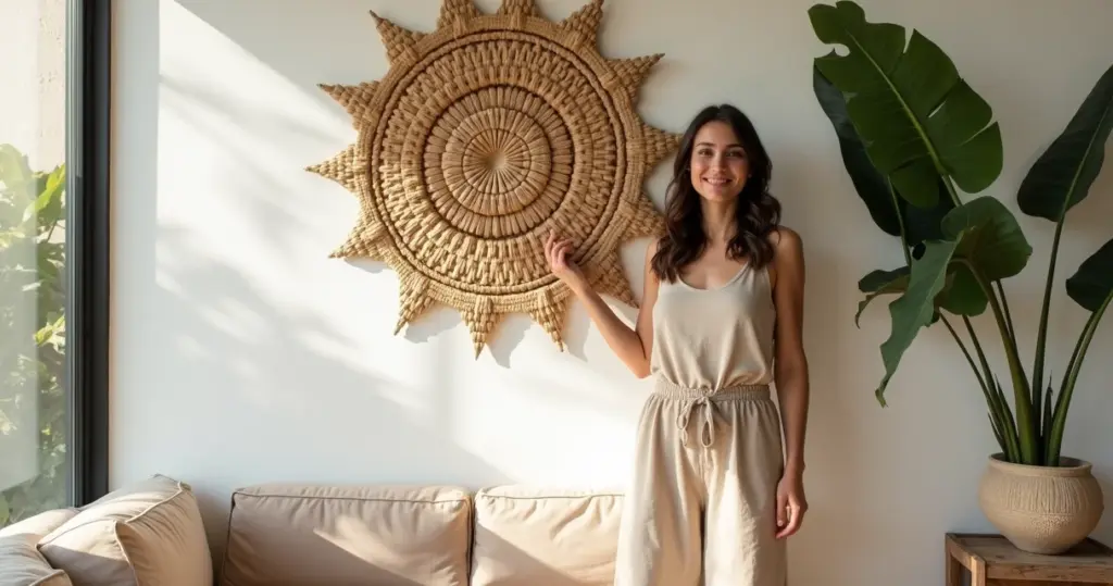 18 Ideias de Decoração de Palha na Parede que Vão Aconchegar Sua Casa 18 Ideias de Decoração de Palha na Parede que Vão Aconchegar Sua Casa