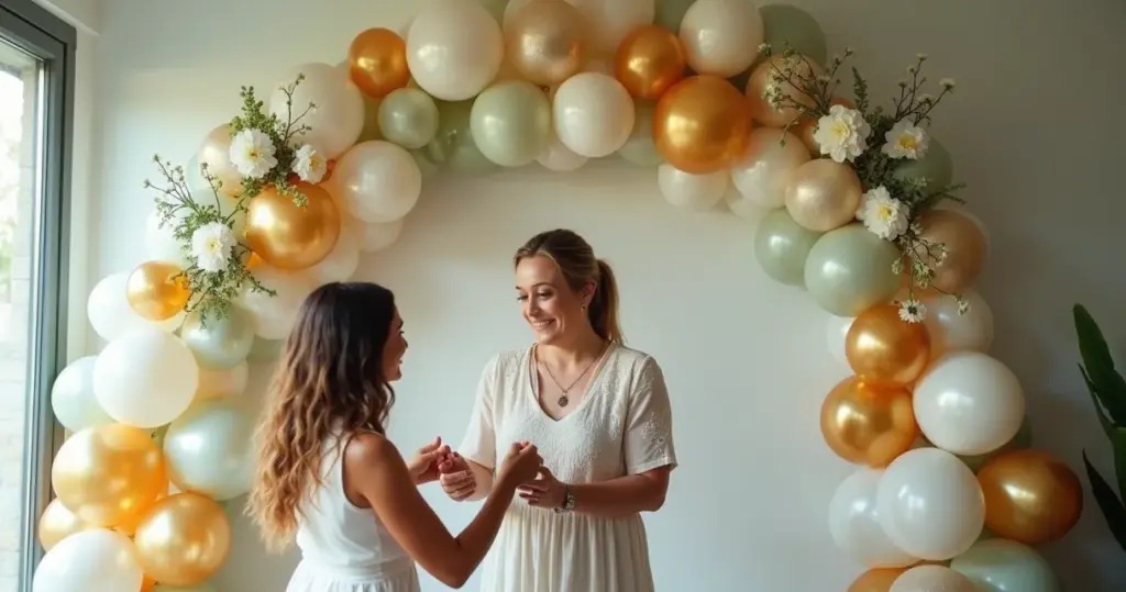 18 Ideias de Decoração de Primeira Eucaristia com Balões (Arco Desconstruído Incluído)