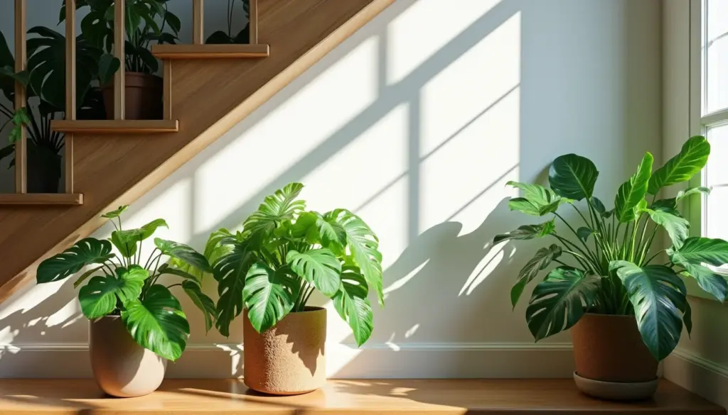 87 ideias de decoração embaixo da escada com plantas que transformam qualquer cantinho escuro