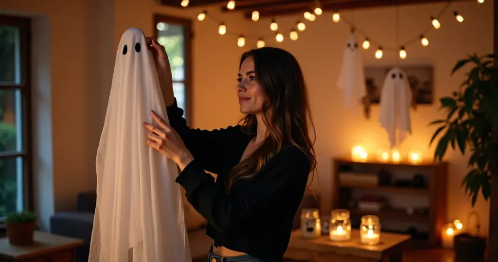 27 Ideias de Decoração Fantasma Halloween que Custam Menos de R$10