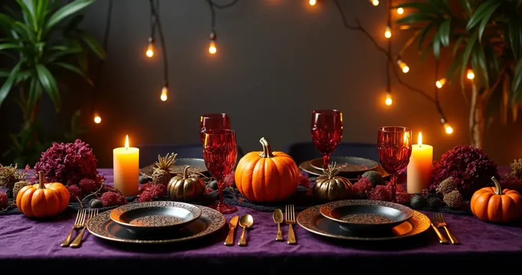 27 Ideias de Decoração Mesa Halloween: Do Sofisticado ao Divertido