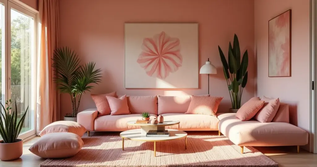 27 Ideias de Decoração Sala Rosa Que Vão Deixar Seu Cantino Chique e Aconchegante 27 Ideias de Decoração Sala Rosa Que Vão Deixar Seu Cantino Chique e Aconchegante