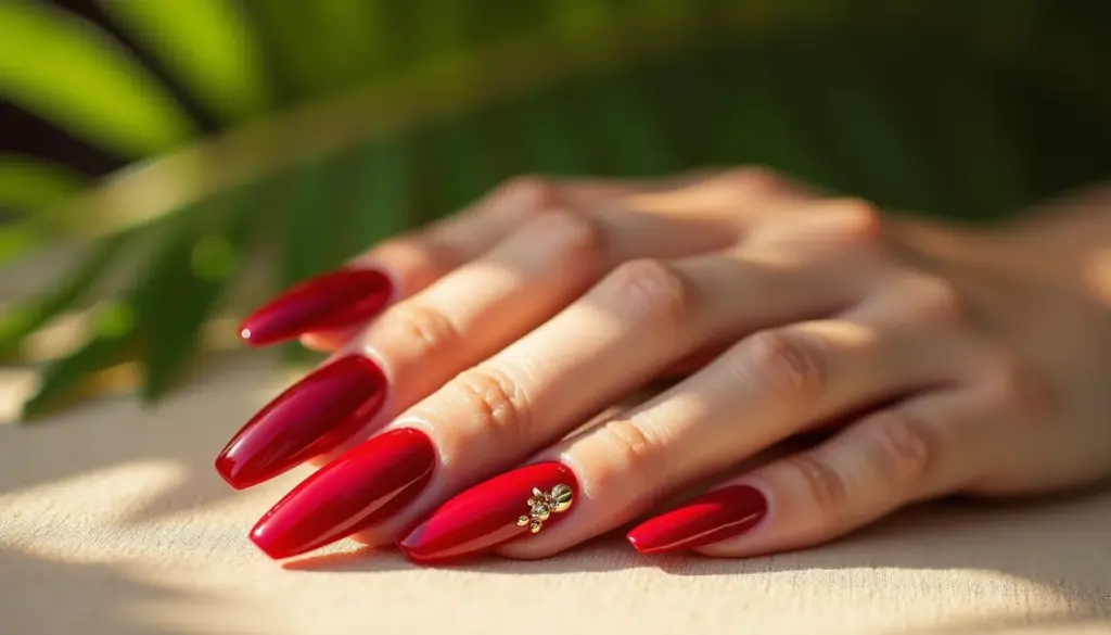 47 Ideias de Decoração Unha em Gel Vermelha para Arrasar