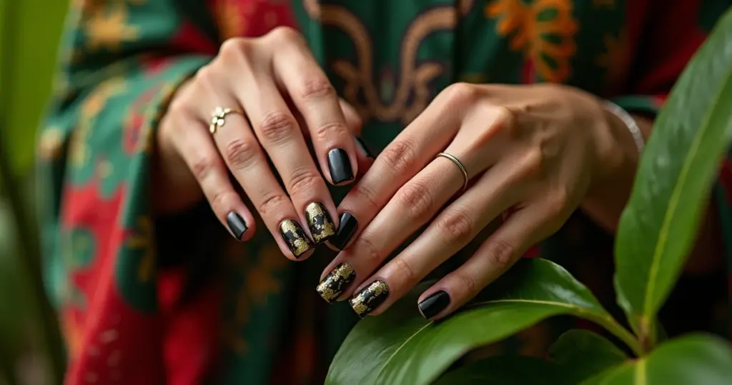 22 Ideias de Decoração Unha Preto para Você Arrasar em Qualquer Ocasião