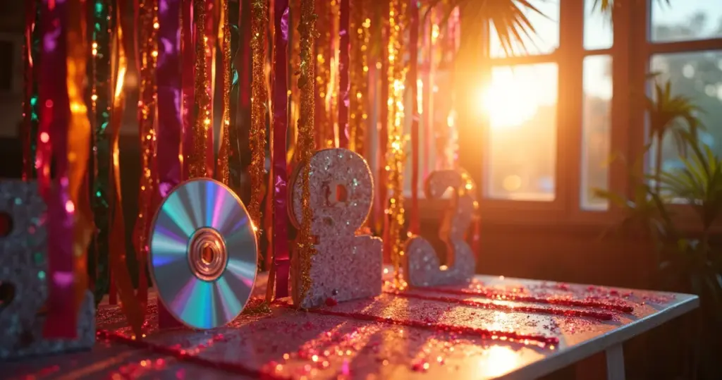 15 Ideias de Festa Anos 2000 Decoração Simples com Brilho Y2K