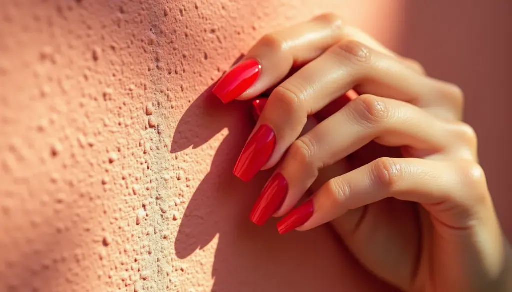 16 Fotos de Unha em Gel Vermelha: Ideias para Todos os Estilos