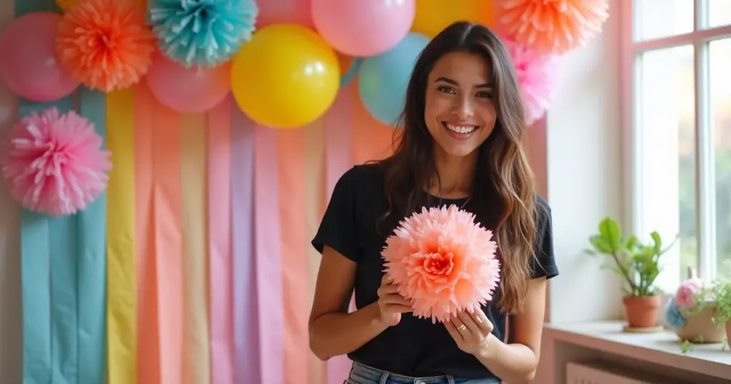 15 Ideias Criativas Decoração Balão Papel Crepom Festa (Economize R$ 500)