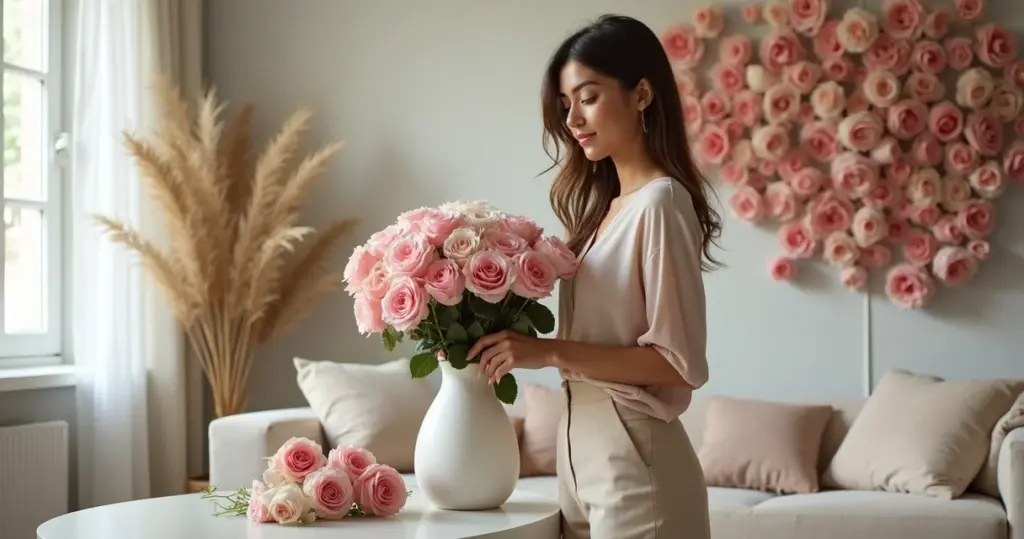 23 Ideias Criativas Decoração Rosas Ambientes que Transformam sua Casa