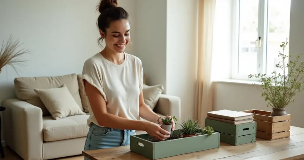 23 Ideias Criativas para Decorar Caixa de Frutas de Madeira e Renovar Sua Casa