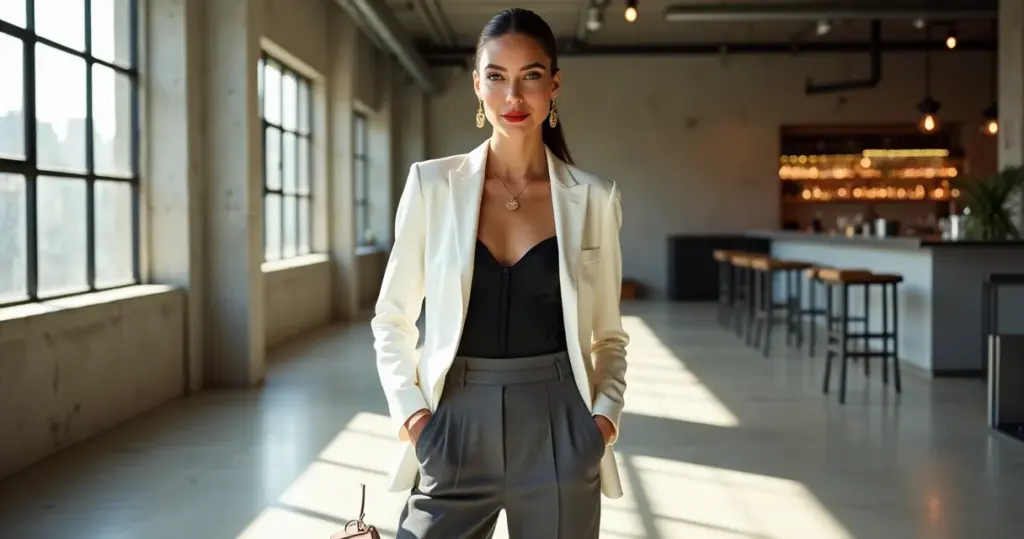 15 Ideias de Look Alfaiataria Feminino: Do Escritório ao Happy Hour 15 Ideias de Look Alfaiataria Feminino: Do Escritório ao Happy Hour