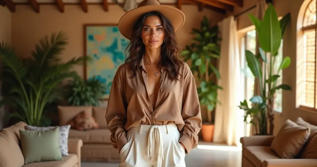 27 Ideias de Look Marrom e Branco para Elegância que Não Grita